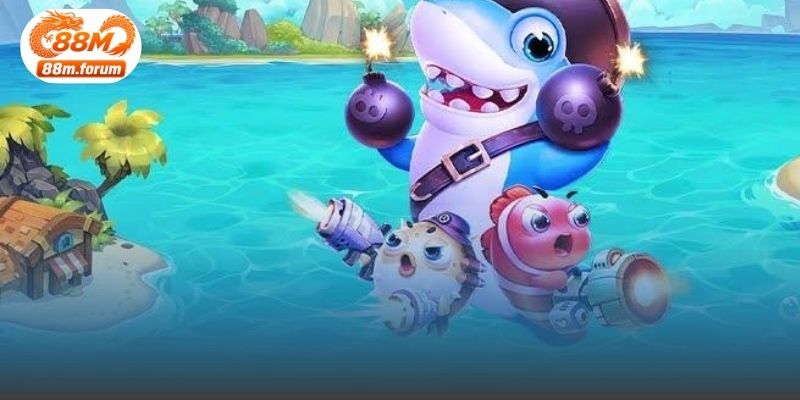 Không gian đại dương sinh động trong game bắn cá